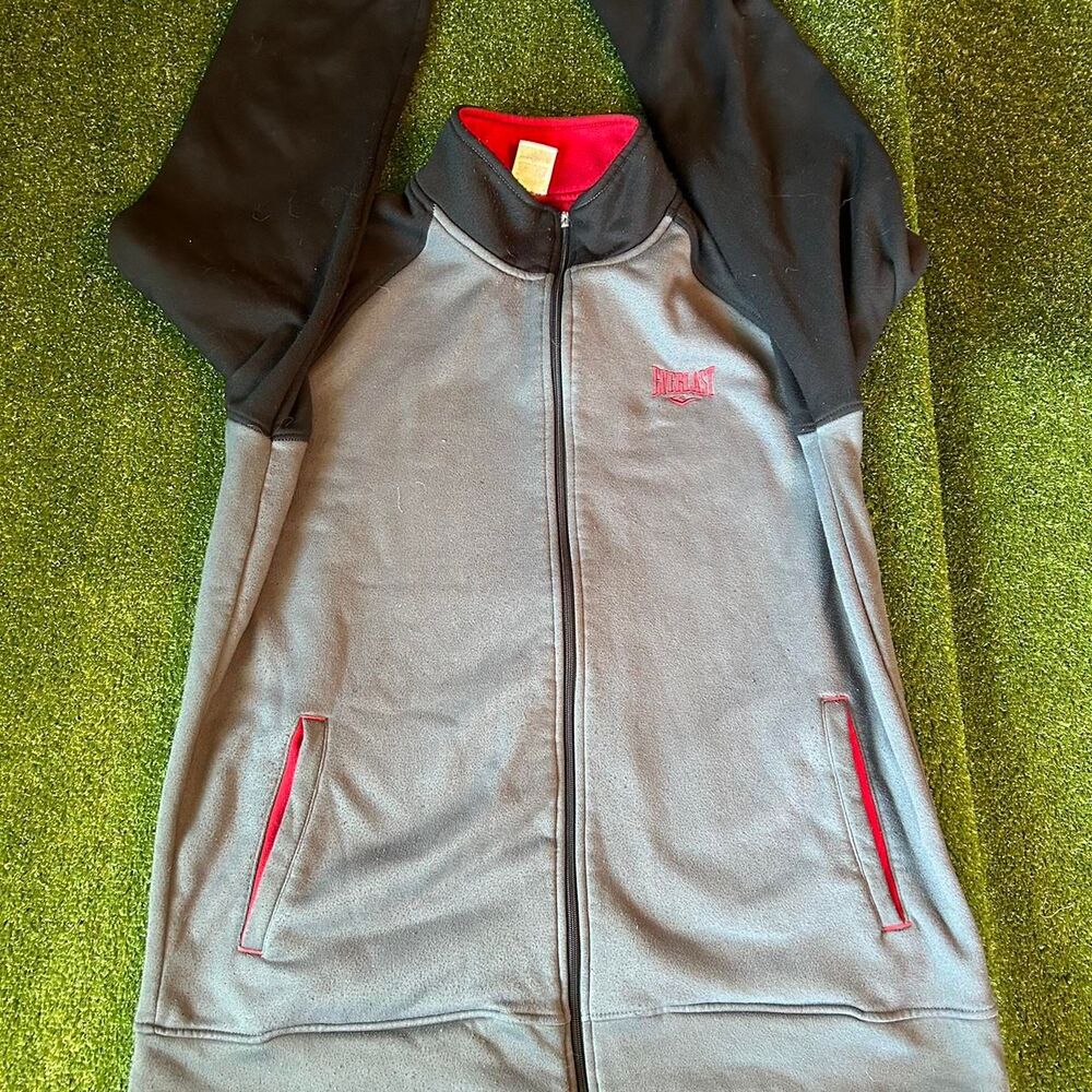 Everlast Men's Grey and Black Jacket
